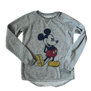 Disney Gray Mickey Mouse Sweatshirt